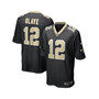 Men's Chris Olave Black New Orleans Saints 2022 NFL Draft First Round Pick Game Jersey