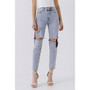 Women's Destroyed High Waisted Skinny Jeans