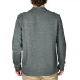 Men's Stretch Button-Placket Topstitched Henley Shirt