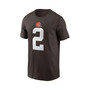 Men's Amari Cooper Brown Cleveland Browns Player Name & Number T-shirt