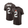 Men's Amari Cooper Brown Cleveland Browns Player Name & Number T-shirt