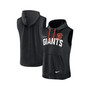Men's Black San Francisco Giants Athletic Sleeveless Hooded T-shirt