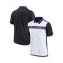 Men's White, Black Arizona Diamondbacks Rewind Stripe Polo Shirt