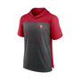Men's Heathered Charcoal, Scarlet San Francisco 49Ers Performance Hoodie T-shirt