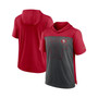 Men's Heathered Charcoal, Scarlet San Francisco 49Ers Performance Hoodie T-shirt