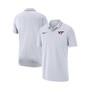 Men's White Virginia Tech Hokies Coaches Performance Polo Shirt