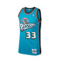 Men's Grant Hill Teal Detroit Pistons 1998-99 Hardwood Classics Swingman Jersey