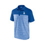 Men's Branded Royal Los Angeles Dodgers Iconic Omni Brushed Space-Dye Polo Shirt