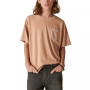 Men's Washed Short Sleeves Pocket Crew Neck T-shirt