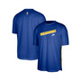 Men's Blue Golden State Warriors Hardwood Classics Pregame Warmup Shooting Performance T-shirt