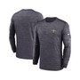 Men's Black New Orleans Saints Velocity Long Sleeve T-shirt