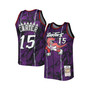 Men's Vince Carter Purple Toronto Raptors 1998-99 Hardwood Classics Marble Swingman Jersey