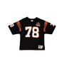 Men's Anthony Munoz Black Cincinnati Bengals 1981 Authentic Retired Player Jersey