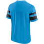 Men's Blue Carolina Panthers Textured Hashmark V-Neck T-shirt