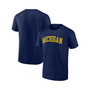 Men's Branded Navy Michigan Wolverines Basic Arch T-shirt