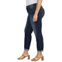 Plus Size Boyfriend Mid Rise Slim Leg Jeans
