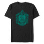 Harry Potter Men's Simple Slytherin Crest Short Sleeve T-Shirt