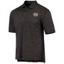 Men's Heathered Black Colorado State Rams Logo Down Swing Polo
