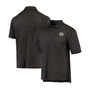 Men's Heathered Black Colorado State Rams Logo Down Swing Polo