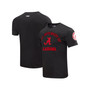 Men's Black Alabama Crimson Tide Classic Stacked Logo T-shirt