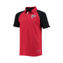 Men's Red, White Atlanta Falcons Holden Raglan Polo Shirt