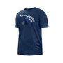 Men's Navy Tennessee Titans 2022 Sideline Ink Dye T-shirt