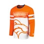 Men's Orange, White Denver Broncos Halftime Long Sleeve T-shirt