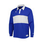 Men's Royal Kentucky Wildcats Striped Long Sleeve Polo Shirt