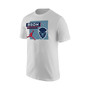 Men's Brand White Howard Bison Jumpman Core T-shirt