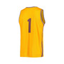 Men's #1 Gold Arizona State Sun Devils Reverse Retro Jersey