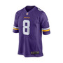 Men's Kirk Cousins Purple Minnesota Vikings Game Jersey