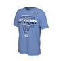 Men's Brand Carolina Blue North Carolina Tar Heels 2022 NCAA Men's Basketball Tournament March Madness Final Four Regional Champions Locker Room T-shirt