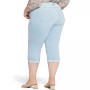 Plus Size Marilyn Straight Crop Cuff Jeans