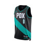 Men's and Women's Damian Lillard Black Portland Trail Blazers 2022/23 City Edition Swingman Jersey