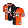 Men's Walter Payton Navy and Orange Chicago Bears 1985 Split Legacy Replica Jersey
