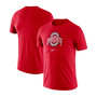 Men's Scarlet Ohio State Buckeyes Essential Logo T-shirt