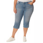 Plus Size Amanda Capri-Length Jeans