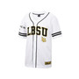 Men's White Cal State Long Beach The Beach Free-Spirited Full-Button Baseball Jersey