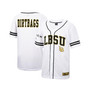Men's White Cal State Long Beach The Beach Free-Spirited Full-Button Baseball Jersey