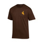 Men's Brown Wyoming Cowboys Stack 2-Hit T-shirt