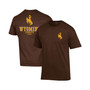 Men's Brown Wyoming Cowboys Stack 2-Hit T-shirt