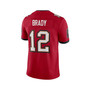 Men's Tom Brady Red Tampa Bay Buccaneers Captain Vapor Limited Jersey