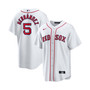 Men's Enrique Hernandez White Boston Red Sox Home Official Replica Player Jersey