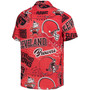 Men's Orange Cleveland Browns Thematic Button-Up Shirt