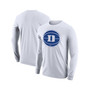 Men's White Duke Blue Devils Basketball Long Sleeve T-shirt
