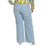 Trendy Plus Size Ripped Wide-Leg Jeans