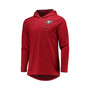 Men's Red Georgia Bulldogs Slub Space-Dye Performance Long Sleeve Hoodie T-shirt