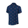 Men's Navy Boston Red Sox Mini Print Logo Button-Up Shirt