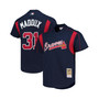 Men's Greg Maddux Navy Atlanta Braves Cooperstown Collection Batting Practice Jersey