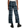 Juniors' Slouchy Double-Knit Plaid Pants